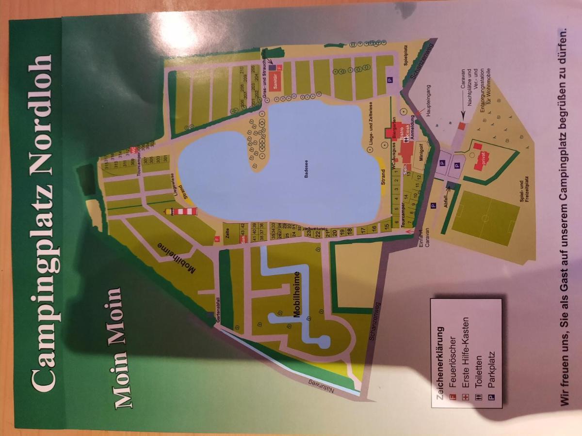 Mobilheim Campingplatz Nordloh Apen Ngoại thất bức ảnh